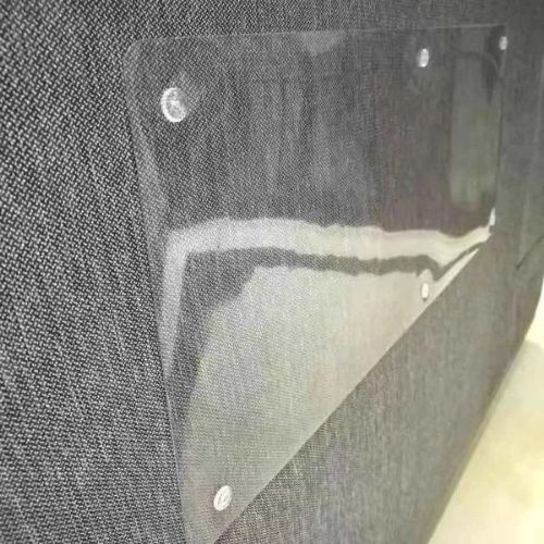 2x Clear Cat Scratch Guards | Flexible Non-Toxic Furniture Protector