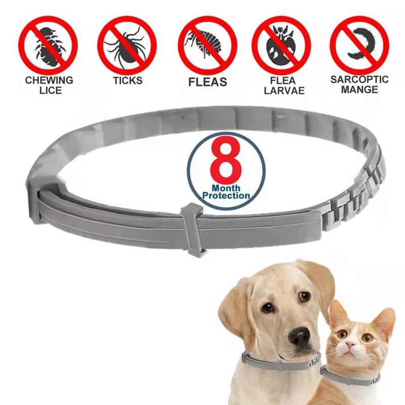 Flea & Tick Remover Collar for Dogs & Cats | Adjustable Pet Protection Collar  Meta Description: