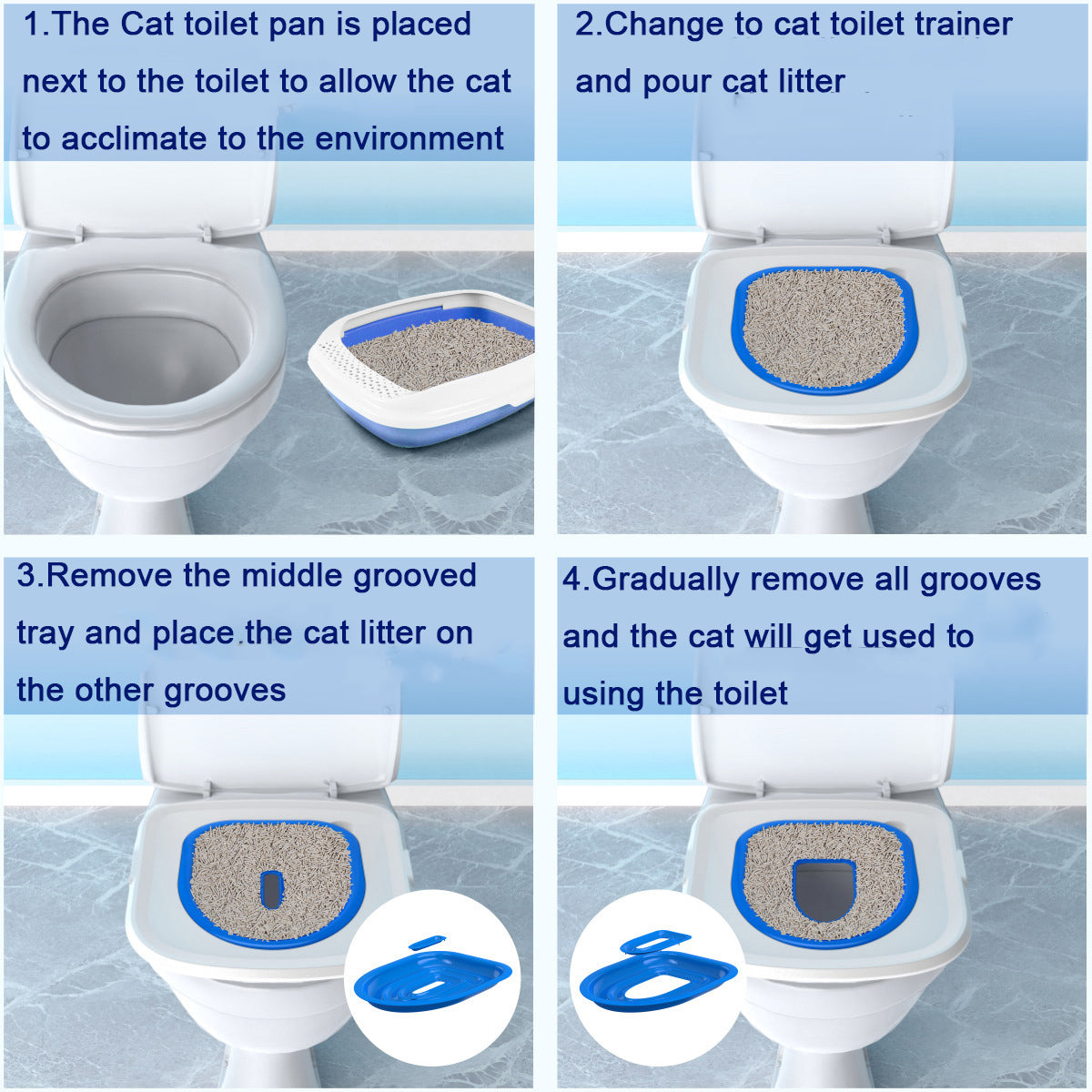 Eco-Friendly Cat Toilet Trainer | Easy & Hygienic Litter-Free Solution